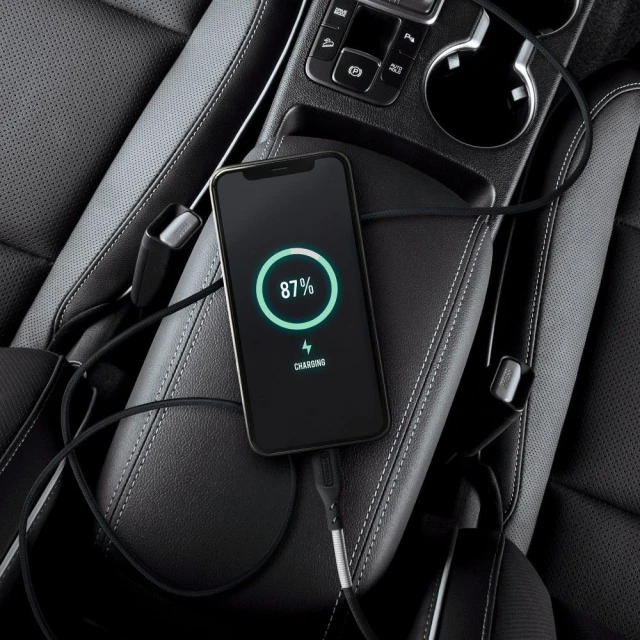 Кабель Forcell F-Energy USB-A to Lightning 2.4A 12W Carbon 1m Black (5903396152320)