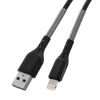 Кабель Forcell F-Energy USB-A to Lightning 2.4A 12W Carbon 1m Black (5903396152320)