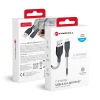Кабель Forcell F-Energy USB-A to Lightning 2.4A 12W Carbon 1m Black (5903396152320)
