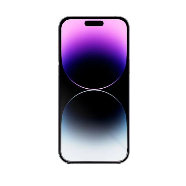 Защитное стекло Forcell Flexible 5D для iPhone 14 Pro Max Black (5903396163012)