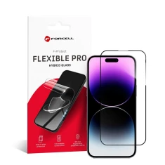 Захисне скло Forcell Flexible 5D для iPhone 14 Pro Max Black (5903396163012)