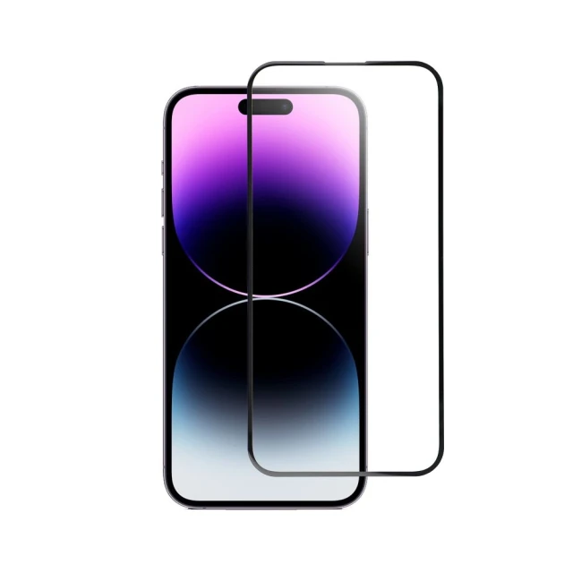 Захисне скло Blue Star 5D Full Glue для iPhone 14 Pro Max Black (5903396163548)