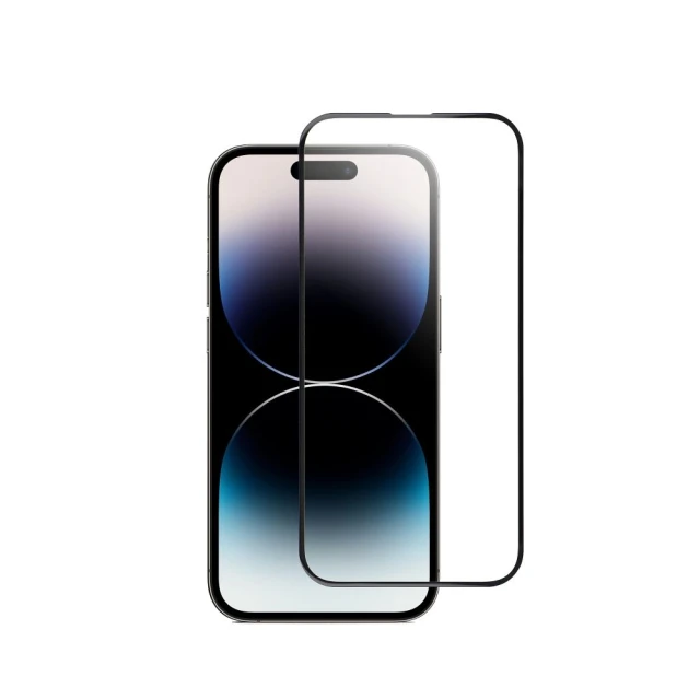 Захисне скло Blue Star 5D Full Glue для iPhone 14 Pro Black (5903396163555)