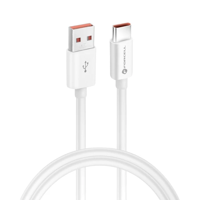 Кабель Forcell F-Energy C336 USB A to USB C White (5903396172007)