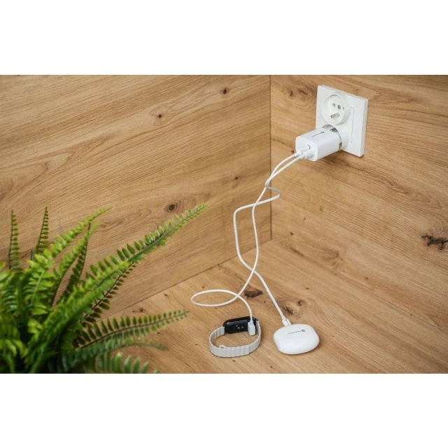 Кабель USB C до USB C Forcell F-Energy QC4.0 PD 5A 100W 1 м C339 White (5903396172014)