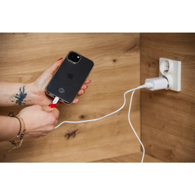 Кабель USB C до USB C Forcell F-Energy QC4.0 PD 5A 100W 1 м C339 White (5903396172014)