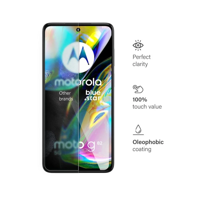 Захисне скло Blue Star для Motorola Moto G82 Clear (5903396182365)