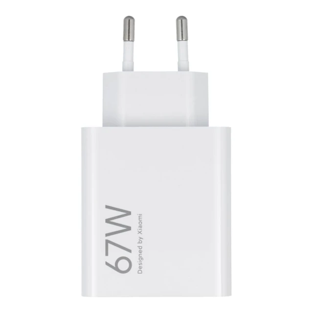 Зарядний пристрій Xiaomi USB A QC3.0 3A 67W MDY-12-EH White (5903396187117)