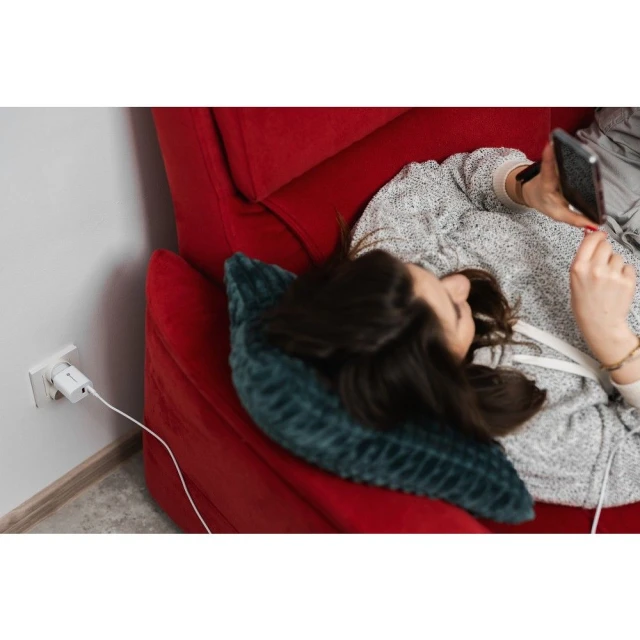 Зарядний пристрій Forcell F-Energy USB C + USB A QC4.0 PD 3A 30W White (5903396198052)