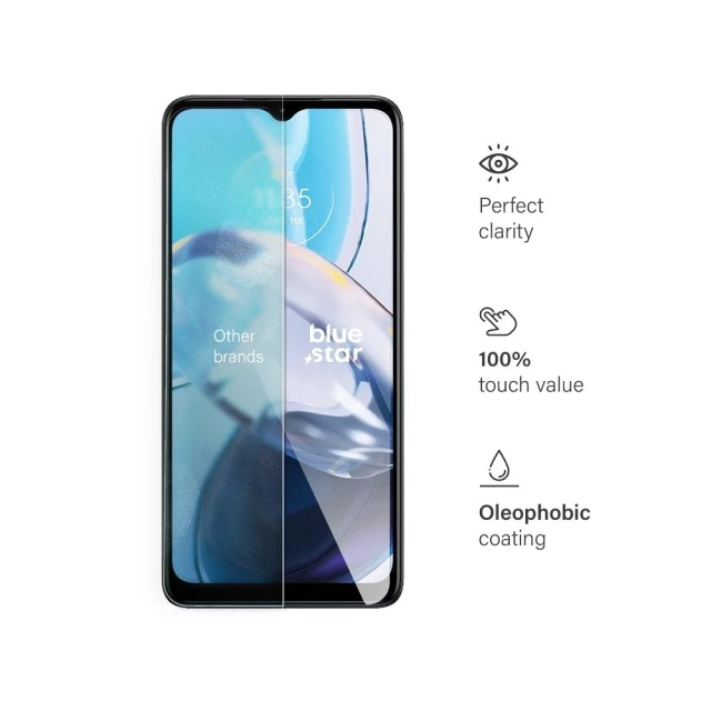 Захисне скло Blue Star для Motorola E22 Clear (5903396200618)