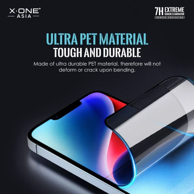 Захисна плівка X-One Extreme Shock Eliminator 4th gen для iPhone 15 | 14 Pro (5903396200922)