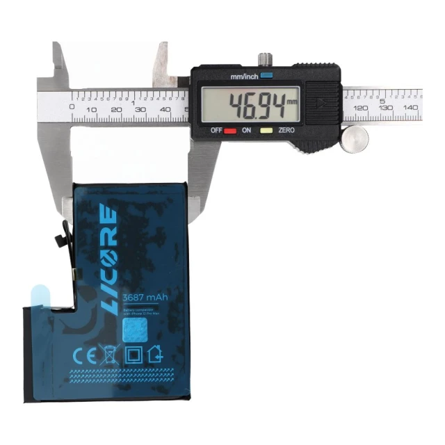 Батарея Licore для iPhone 12 Pro Max 3687 mAh (5903396207624)