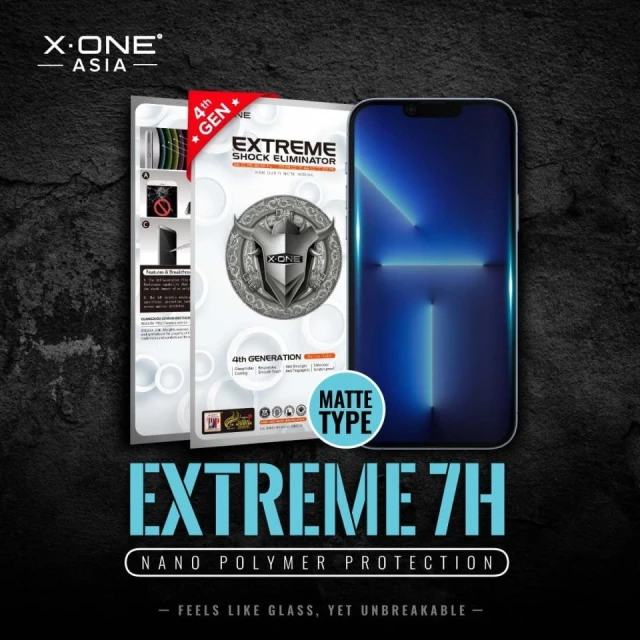Захисна плівка X-One Extreme Shock Eliminator 4th gen для iPhone 14 Plus | 13 Pro Max (5903396208003)