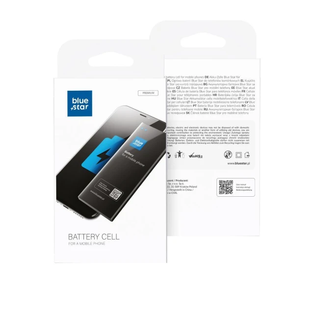 Акумулятор Blue Star для iPhone XS Max 3174 mAh без BMS (5903396211201)