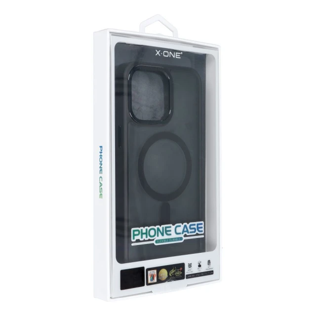 Чохол X-One Dropguard Magnetic Case Air для iPhone 15 Plus Black with MagSafe (5903396215445)