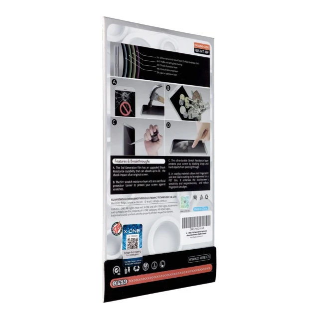 Захисна плівка X-One Extreme Shock Eliminator 4th gen. Matowe для iPhone 15 Pro (5903396216169)
