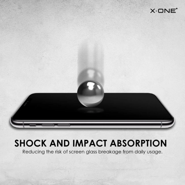 Захисне скло X-One Full Cover Extra Strong Matowe для iPhone 15 Pro Black (5903396216220)