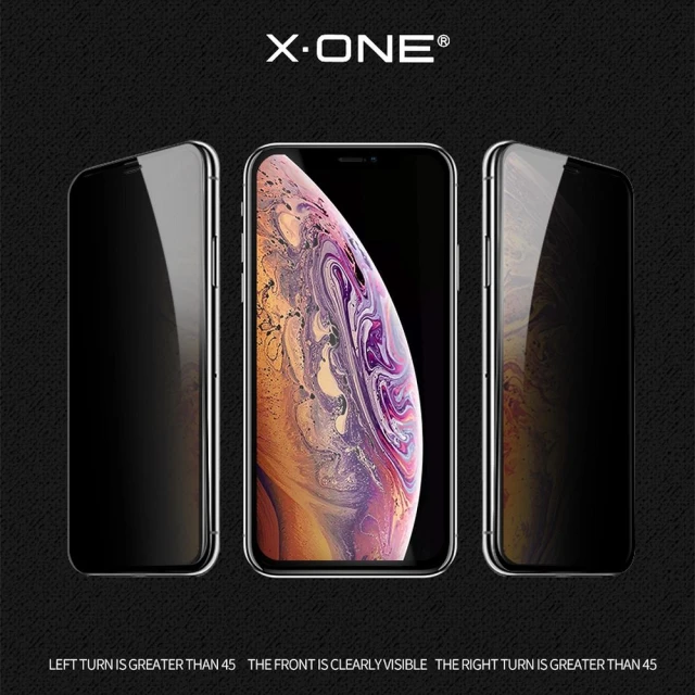 Захисне скло X-One Full Cover Extra Strong Privacy для iPhone 15 Pro Black (5903396216244)