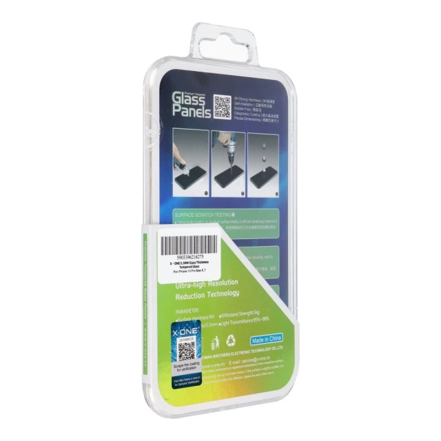 Захисне скло X-One 0,3mm для iPhone 15 Pro Max (5903396216275)