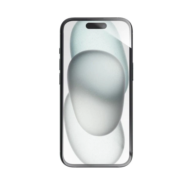 Защитное стекло Forcell Flexible 5D для iPhone 15 Black (5903396218828)