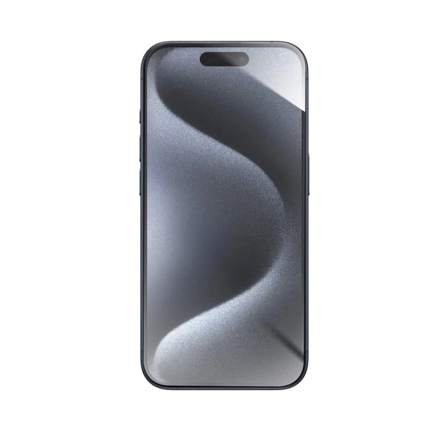 Защитное стекло Forcell Flexible 5D для iPhone 15 Pro Black (5903396218842)