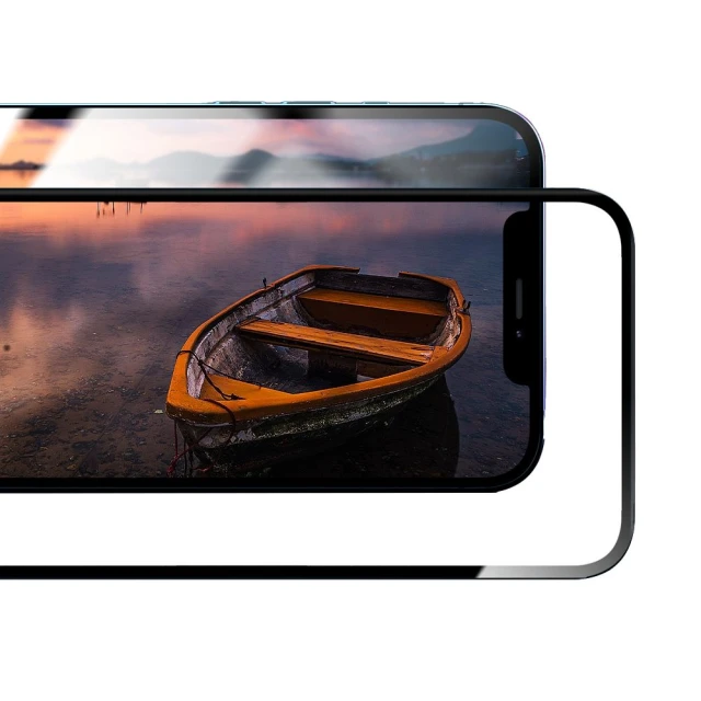Защитное стекло Forcell Flexible 5D для iPhone 15 Pro Black (5903396218842)