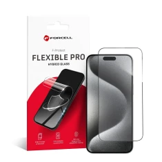 Захисне скло Forcell Flexible 5D для iPhone 15 Pro Max Black (5903396218859)