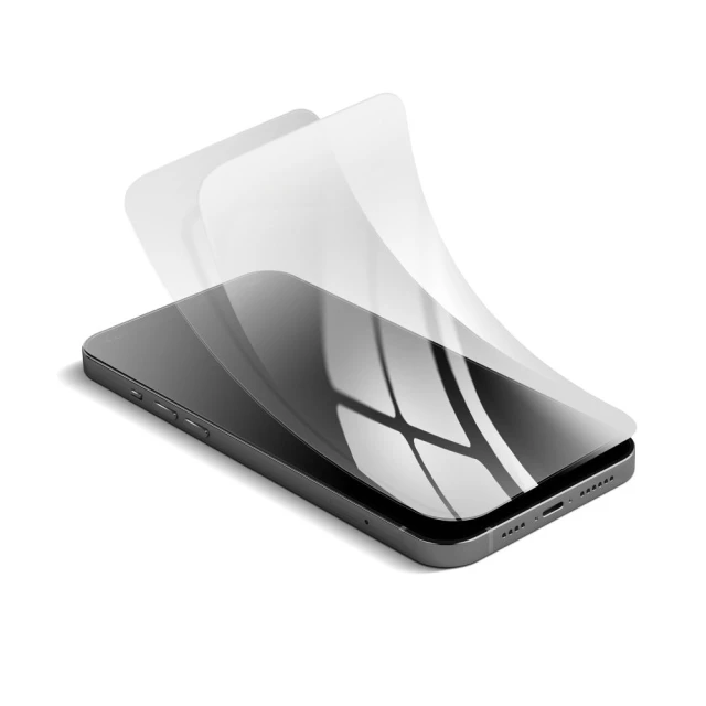 Защитное стекло Forcell Flexible 5D для iPhone 15 Pro Max Black (5903396218859)