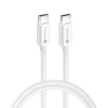 Кабель USB-C to USB-C Forcell F-Energy QC4.0 PD 3A 60W 0.25 m White (5903396219566)