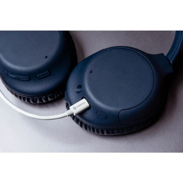 Кабель USB-C to USB-C Forcell F-Energy QC4.0 PD 3A 60W 0.25 m White (5903396219566)