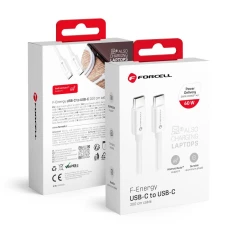 Кабель USB-C to USB-C Forcell F-Energy QC4.0 PD 3A 60W 2 m White (5903396219603)