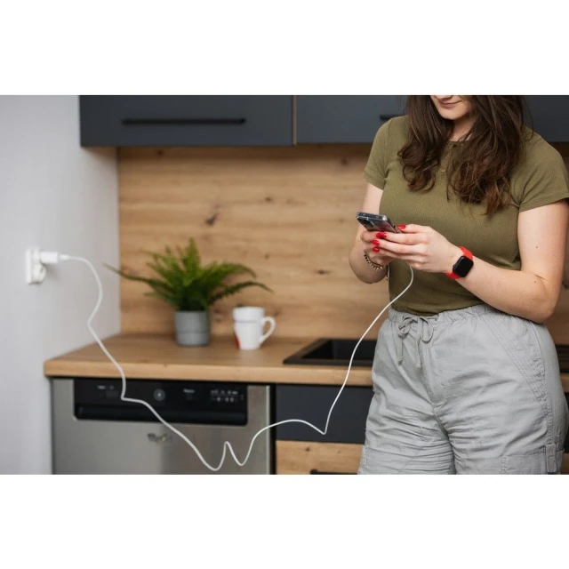 Кабель USB-C to USB-C Forcell F-Energy QC4.0 PD 3A 60W 3 m White (5903396219610)
