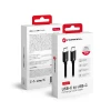 Кабель USB-C to USB-C Forcell F-Energy QC4.0 PD 3A 60W 0.25 m Black (5903396219627)