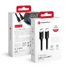 Кабель USB-C to USB-C Forcell F-Energy QC4.0 PD 3A 60W 0.5 m Black (5903396219634)