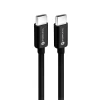 Кабель Forcell F-Energy USB C to USB C QC4.0 PD 3A 60W 1m Black (5903396219641)