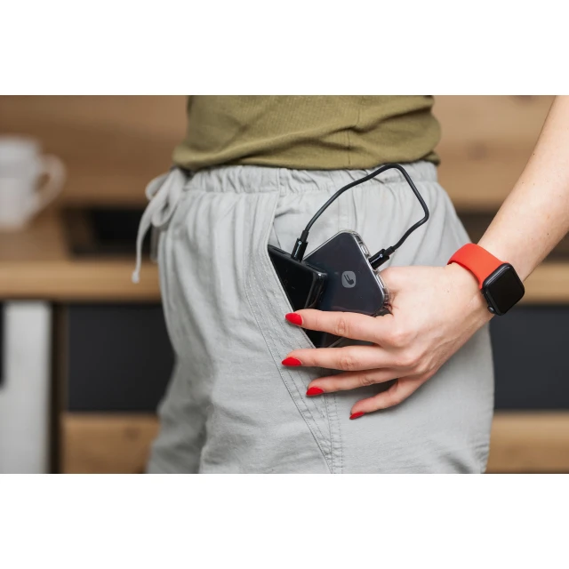 Кабель Forcell F-Energy USB C to USB C QC4.0 PD 3A 60W 2m Black (5903396220647)