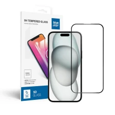 Захисне скло Blue Star 5D Full Glue для iPhone 16 Plus | 15 Plus Black (5903396222030)