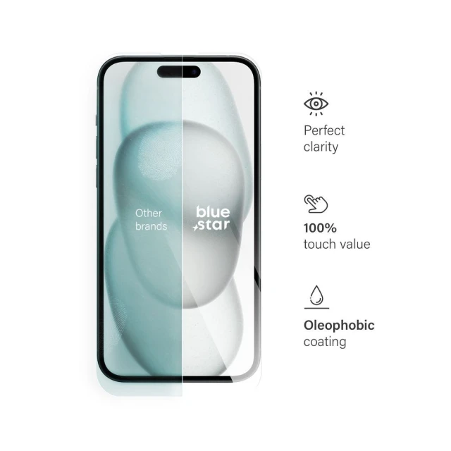 Захисне скло Blue Star для iPhone 16 Plus | 15 Plus (5903396222207)
