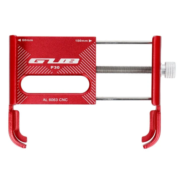 Велотримач GUB P30 Aluminium Red (5903396222764)