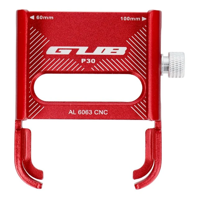 Велотримач GUB P30 Aluminium Red (5903396222764)