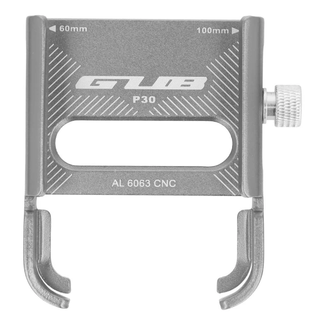 Велотримач GUB P30 Aluminium Silver (5903396222771)