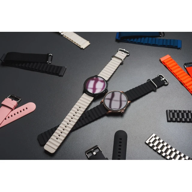 Ремінець Forcell F-Design FS01 для Samsung Galaxy Watch 20 mm Black (5903396222788)