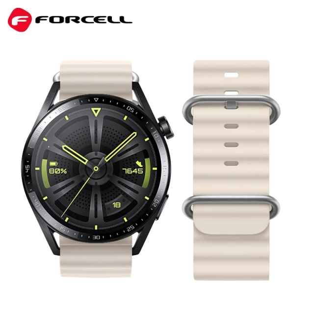Ремінець Forcell F-Design FS01 для Samsung Galaxy Watch 22 mm Grey (5903396223075)