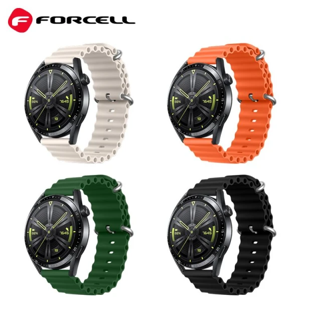 Ремінець Forcell F-Design FS01 для Samsung Galaxy Watch 22 mm Orange (5903396223082)