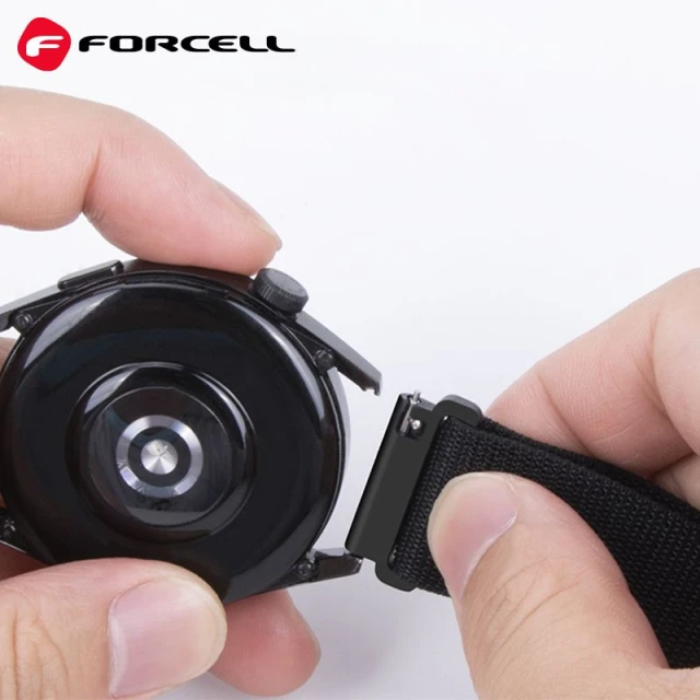 Ремінець Forcell F-Design FS05 для Samsung Galaxy Watch 20 mm Black (5903396223105)