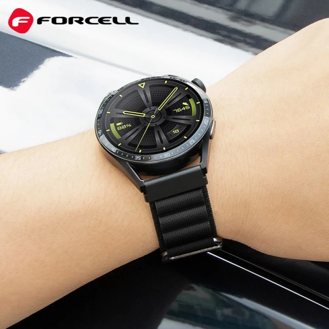 Ремінець Forcell F-Design FS05 для Samsung Galaxy Watch 22mm Black (5903396223167)