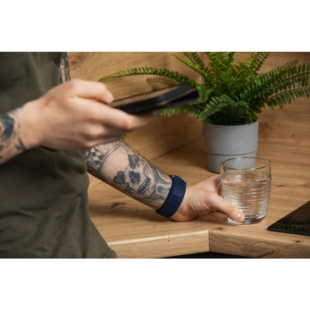 Ремінець Forcell F-Design FS05 для Samsung Galaxy Watch 22mm Black (5903396223167)