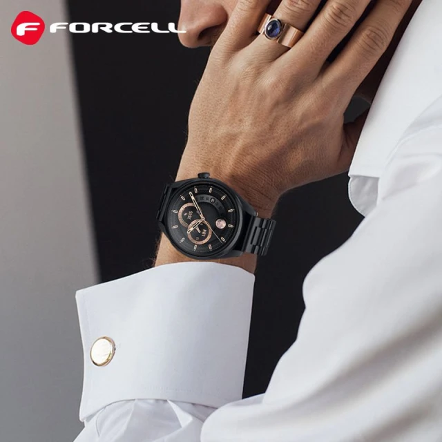 Ремінець Forcell F-Design FS06 для Samsung Galaxy Watch 20 mm Black (5903396223228)