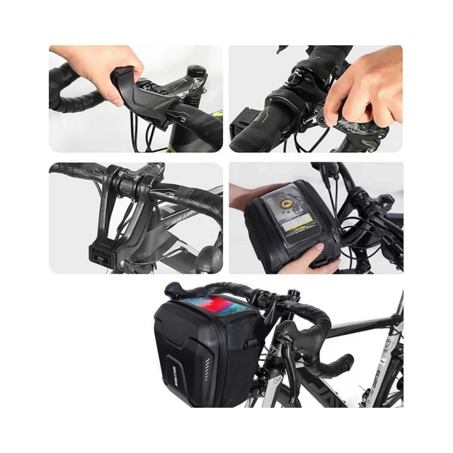 Сумка велосипедна WILDMAN GS9 на кермо 3L Black (5903396229374)