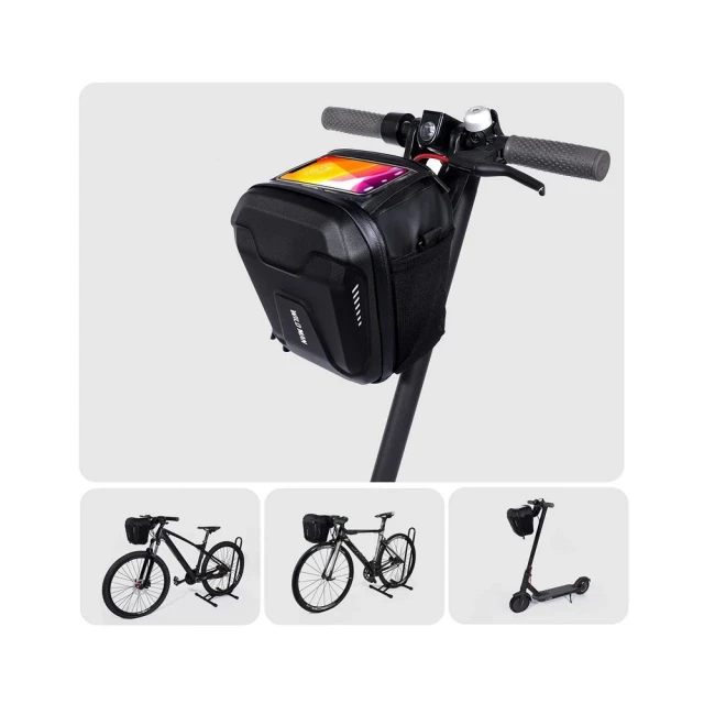 Сумка велосипедна WILDMAN GS9 на кермо 3L Black (5903396229374)